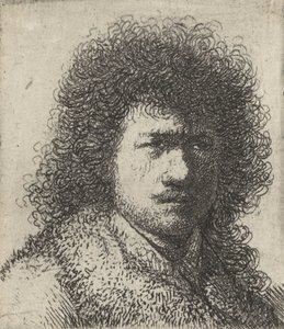 Auto-retrato com cabelo desarrumado, 1628-31